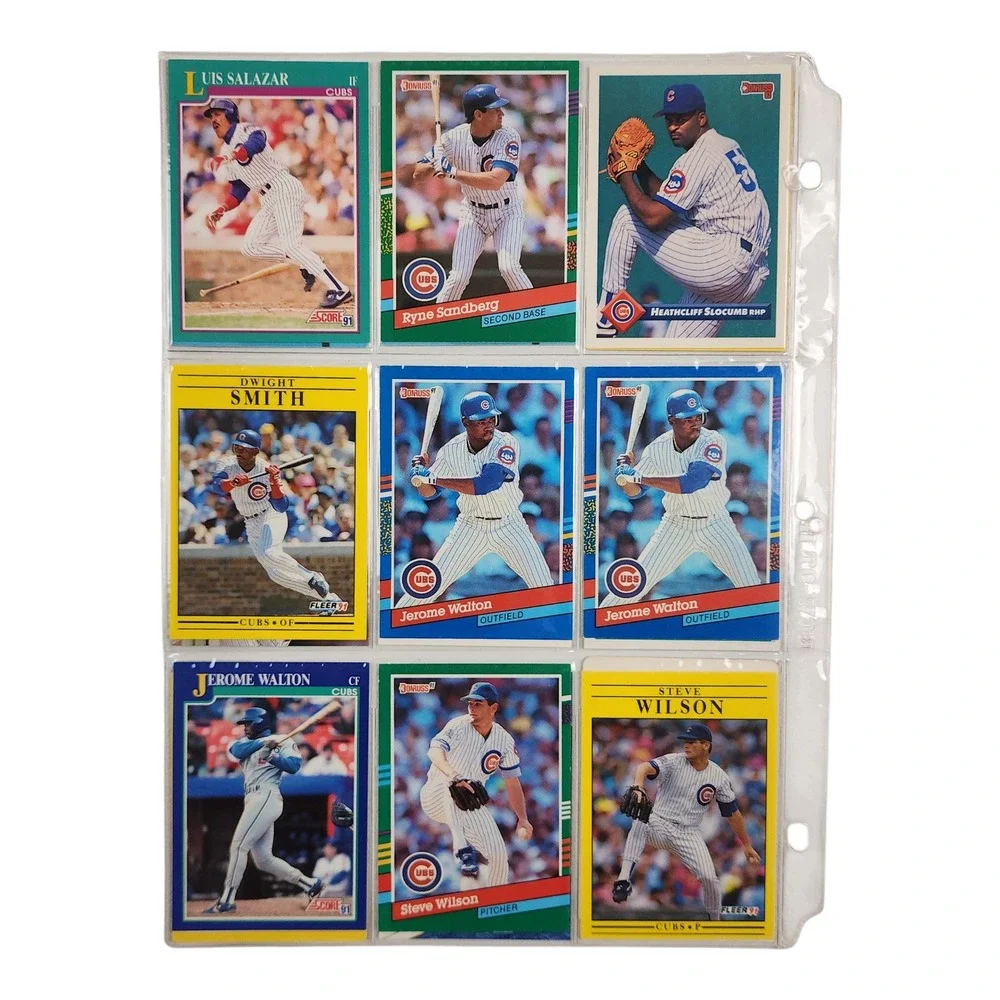Huge 336 MLB Card Lot Nolan Ryan, George Brett, Ozzie Smith Topps, Fleer